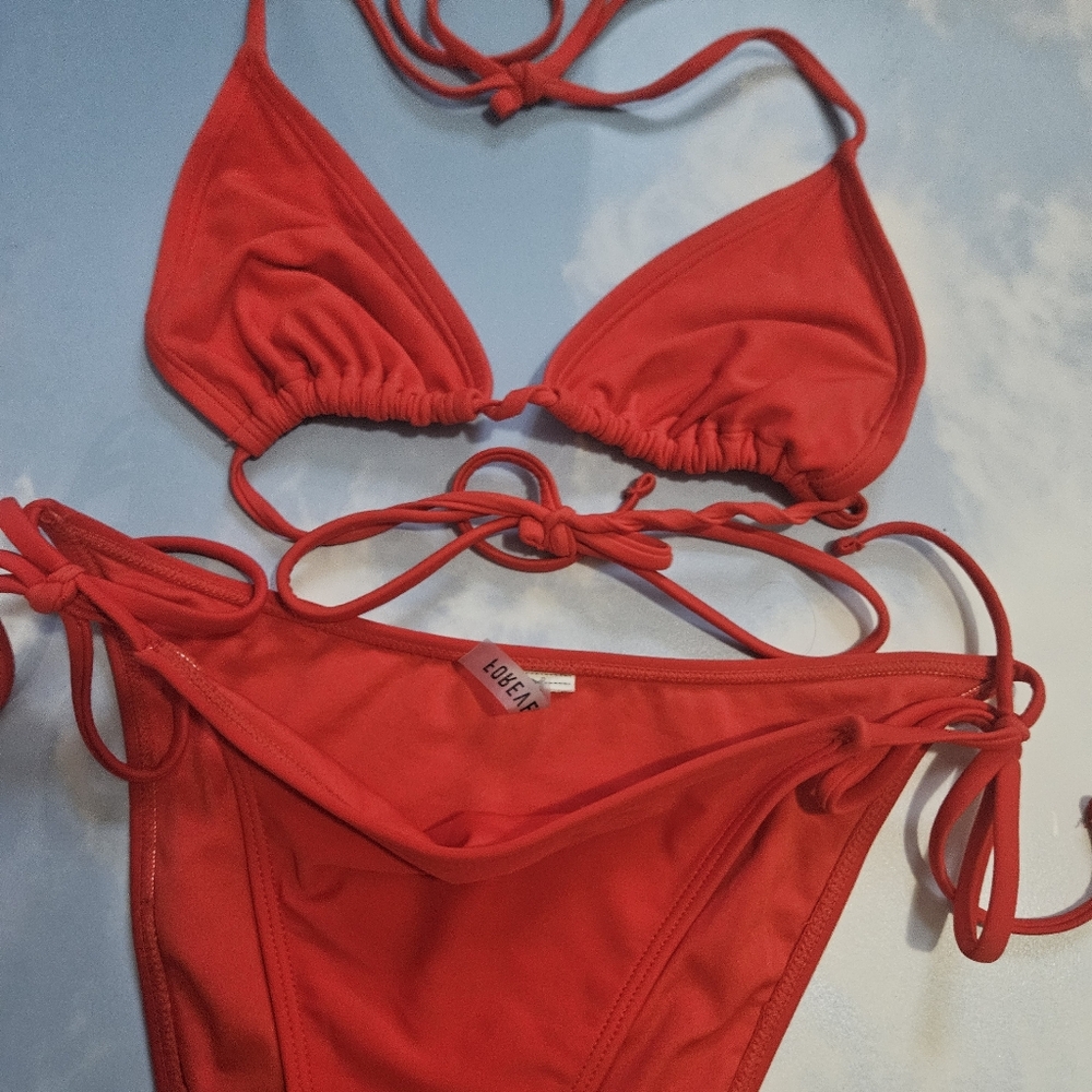 Red String Bikini - image 6